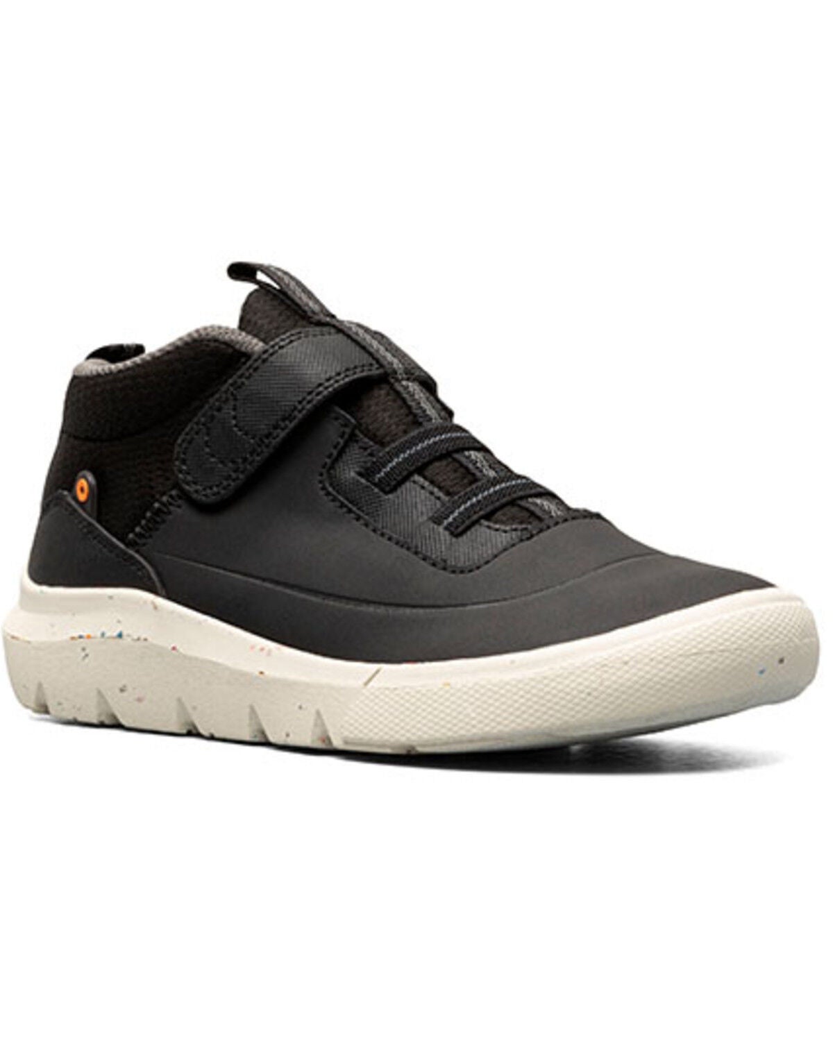 Bogs Boys' Skyline Kicker Mid Slip-On Casual Shoes, Black, hi-res