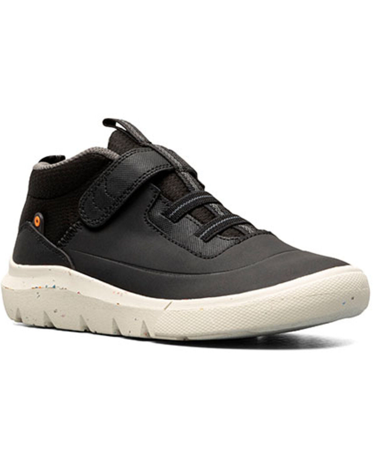 Image #1 - Bogs Boys' Skyline Kicker Mid Slip-On Casual Shoes, Black, hi-res
