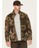 Image #1 - Lucky Brand Workwear Men's Camo Print Polar Fleece Jacket, Olive, hi-res