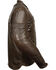 Image #2 - Milwaukee Leather Men's Brown Sporty Scooter Crossover Jacket - Big - 3X, Brown, hi-res
