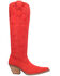 Image #2 - Dingo Women's Thunder Road Western Performance Boots - Pointed Toe, Red, hi-res