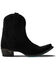 Image #2 - Lane Women's Emma Jane Suede Western Booties - Snip Toe, Black, hi-res