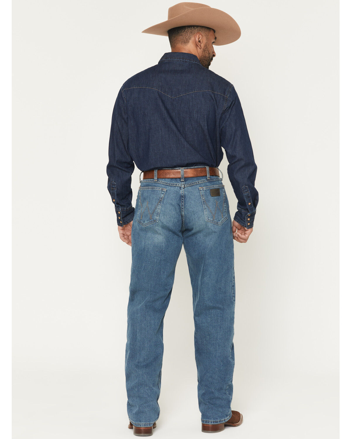 Image #3 - Wrangler X Cody Johnson 20X Medium Wash Relaxed Bootcut Stretch Denim Jeans, Medium Wash, hi-res