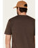 Ariat Men's Liberty USA Digi Camo Logo Short Sleeve T-Shirt , Brown, hi-res