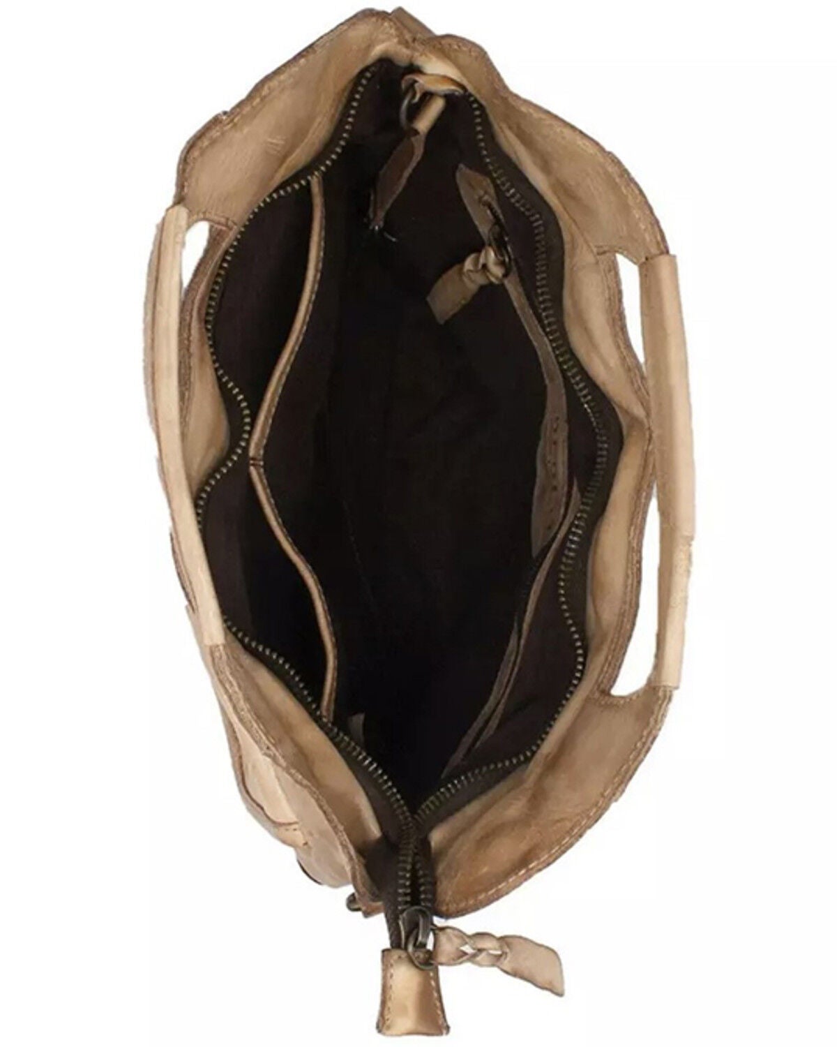 Image #3 - Bed Stu Women's Greenway Handled Handbag, Tan, hi-res