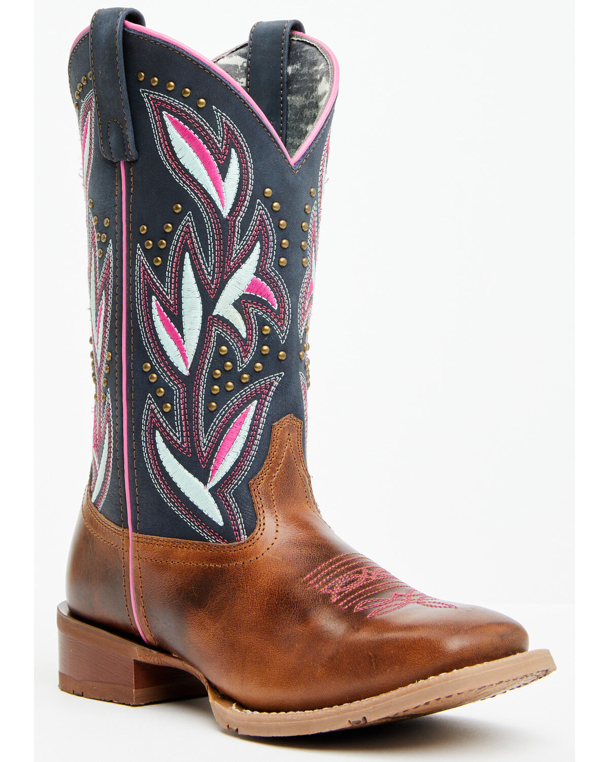 Image #1 - Laredo Women's Lydia Western Boots - Broad Square Toe, Tan, hi-res