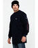 Cinch Men's FR Logo Long Sleeve Work T-Shirt , Navy, hi-res