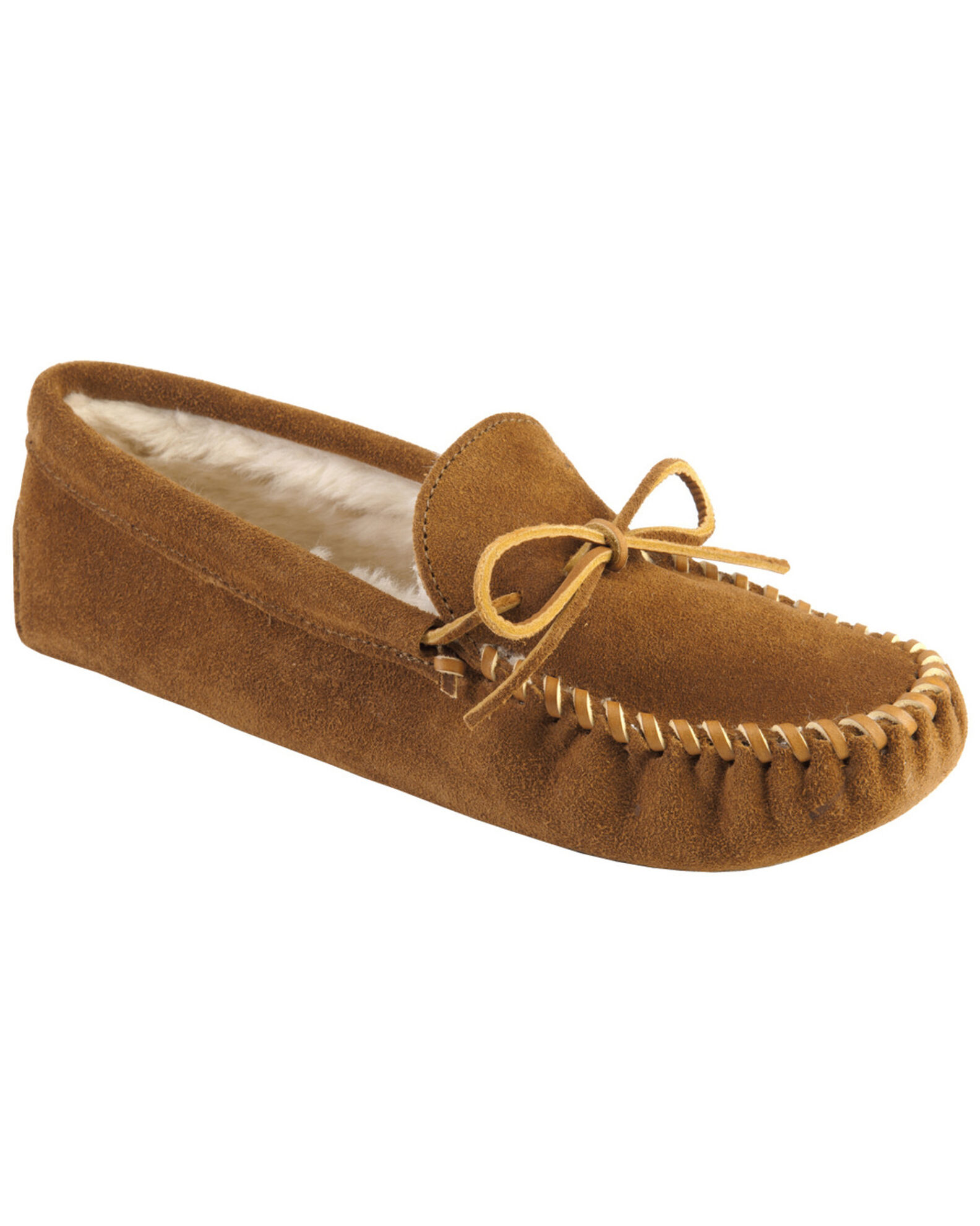 Men s Minnetonka Traditional Pile Line Softsole Moccasins