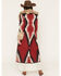 Image #4 - Tasha Polizzi Women's Clay Faux Fur Southwestern Print Coat, Red, hi-res