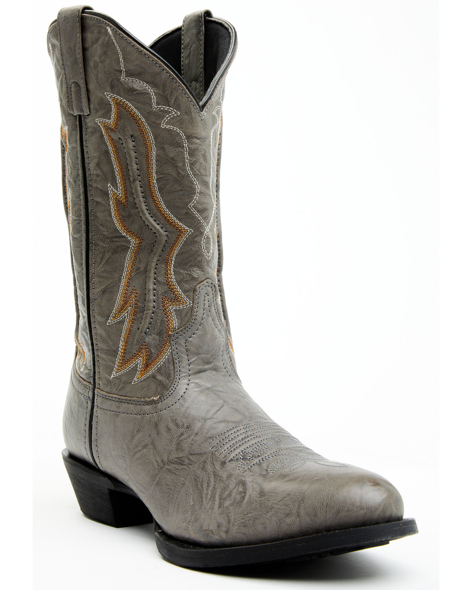 Laredo Men s Fancy Stitch Western Boots Round Toe Sheplers