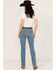 Image #3 - Wrangler Retro Women's Ember Medium Wash High Rise Bailey Bootcut Stretch Denim Jeans , Medium Wash, hi-res