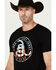 Image #2 - Cody James Men's Snake Circle Short Sleeve Graphic T-Shirt , Black, hi-res