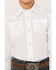 Image #3 - Wrangler Boys' Solid Long Sleeve Pearl Snap Western Shirt, White, hi-res