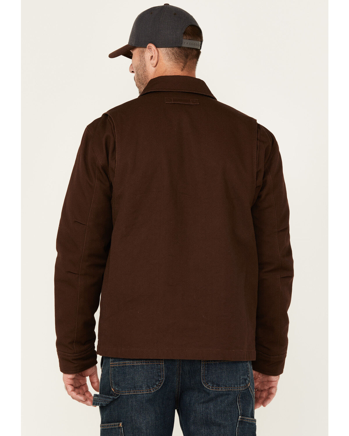 Image #4 - Lucky Brand Workwear Men's Chore Insulated Canvas Work Jacket, Brown, hi-res