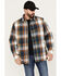 Image #1 - Wrangler Men's Sherpa Lined Flannel Shirt Jacket, Teal, hi-res