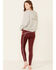 Image #2 - Free People Women's You're A Peach Leggings, Mahogany, hi-res