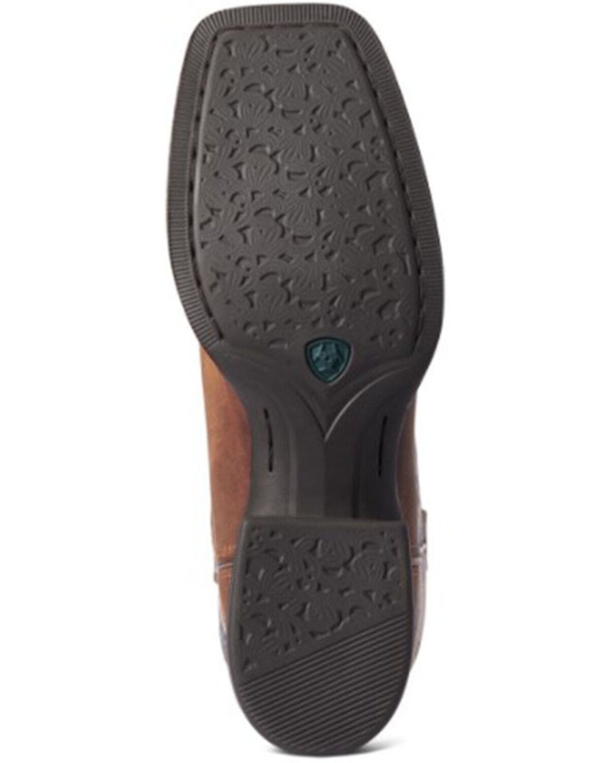 Image #5 - Ariat Women's Round Up Patriot Western Performance Boots - Square Toe, Brown, hi-res