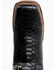 Dan Post Women's Back Cut Python Exotic Western Boot - Broad Square Toe, Black, hi-res