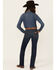 Image #3 - Wrangler Women's Traci Dark Wash Mid Rise Ultimate Riding Bootcut Stretch Denim Jeans, Dark Wash, hi-res
