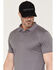 Image #2 - Carhartt Men's Force Sun Defender&trade; Relaxed Logo Short Sleeve Polo Shirt, Steel, hi-res