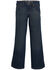 Image #2 - Wrangler Retro Boys' Husky Fit Relaxed Fit Bootcut Denim Jeans, Blue, hi-res