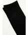 Image #2 - Boot Barn Kids' Basic 3-Pack Over The Calf Socks, Black, hi-res