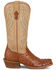 Image #2 - Tony Lama Women's Zaire Exotic Full Quill Ostrich Western Boots - Square Toe, Cognac, hi-res