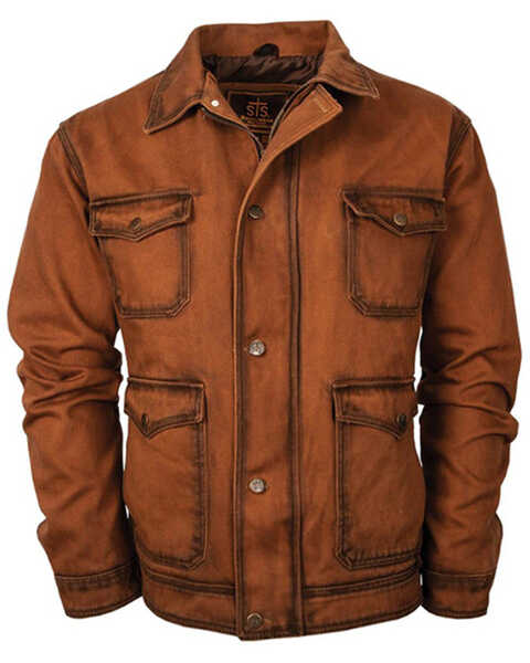 STS Ranchwear By Carroll Men's Brush Buster Jacket - 4X, Rust Copper, hi-res