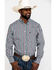 Image #1 - Wrangler 20X Men's Black Plaid Performance Long Sleeve Western Shirt , , hi-res