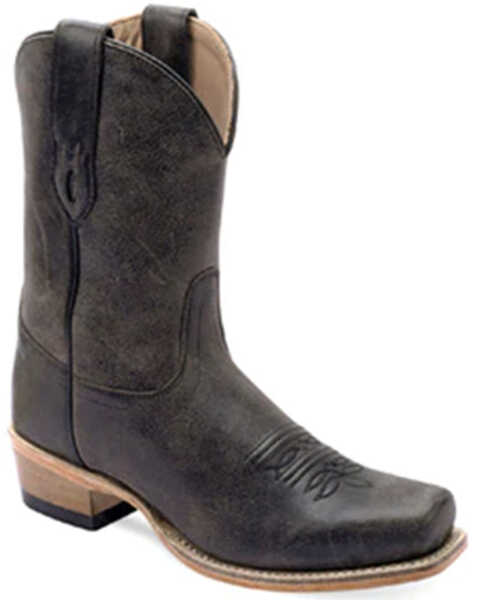 Image #1 - Old West Women's Western Boots - Square Toe , Black, hi-res