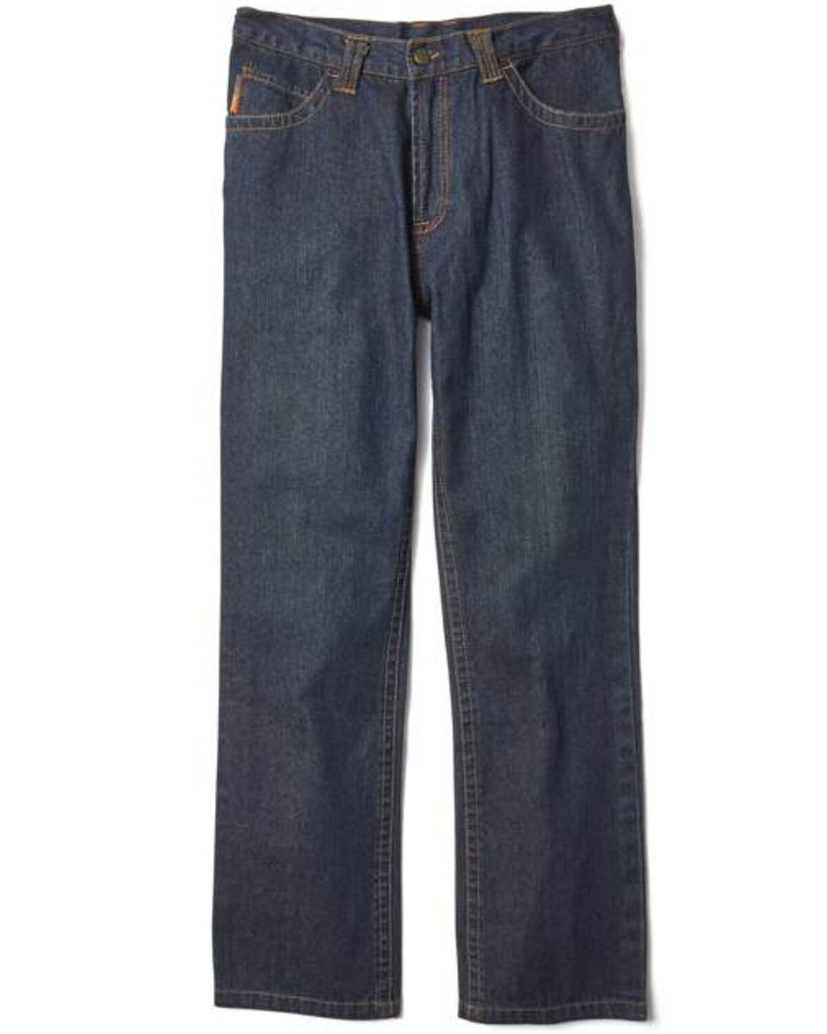 Image #1 - Rasco Men's FR Relaxed Fit Work Jeans, Indigo, hi-res