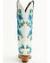 Image #5 - Dingo Women's Posie Western Boots - Snip Toe, Blue/white, hi-res