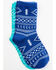 Image #2 - RANK 45® Girls' Southwestern Print Crew Socks - 2-Pack, Multi, hi-res