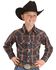 Wrangler Boys' Assorted Plaid Long Sleeve Pearl Snap Western Shirt , Plaid, hi-res
