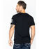 Image #4 - Brothers & Arms Men's Thin Blue Line Short Sleeve Graphic T-Shirt, Black, hi-res