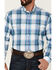 Image #3 - Roper Men's Clear Sky Large Plaid Print Long Sleeve Button Down Western Shirt , Green, hi-res