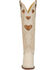 Image #4 - Justin Women's Heart Inlay Tall Western Boots - Snip Toe, Cream, hi-res
