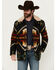Image #1 - Pendleton Men's Brownsville Multicolored Print Coat, Black, hi-res