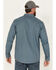 Image #4 - Cody James Men's FR Midweight Geo Print Long Sleeve Pearl Snap Western Shirt, Teal, hi-res