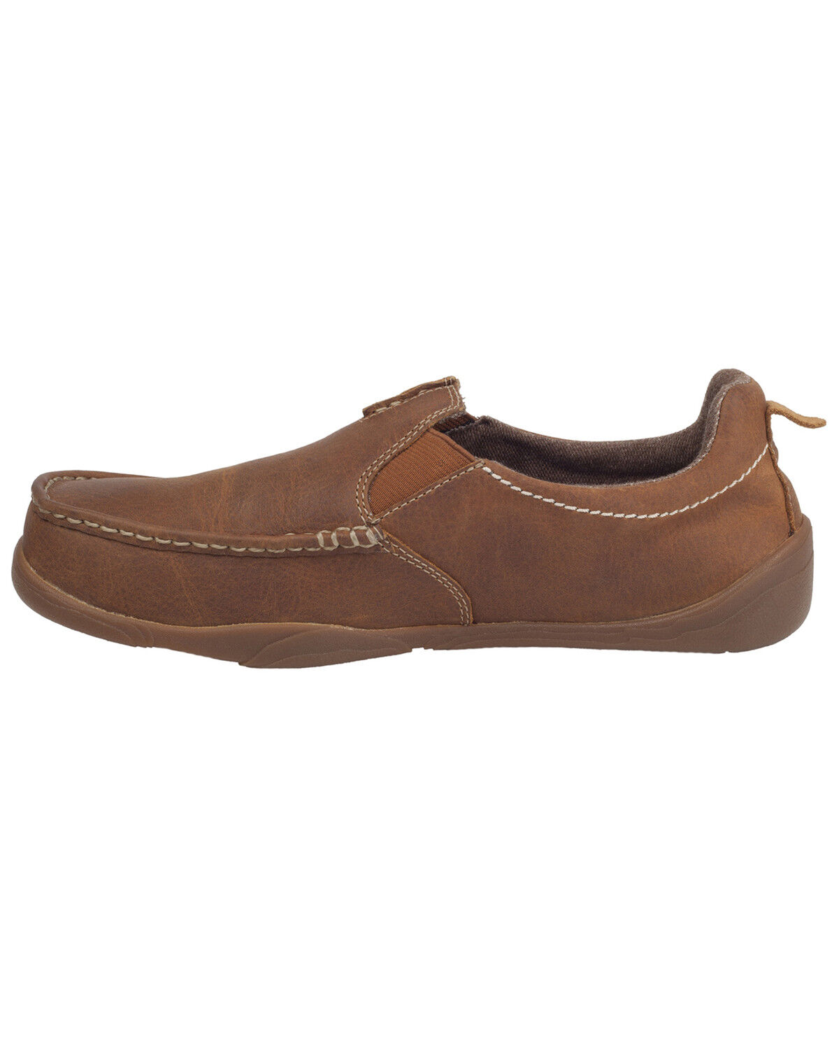 Image #3 - Georgia Boot Men's Cedar Falls Slip-On Shoes - Moc Toe, Tan, hi-res