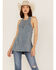 Image #1 - Cleo + Wolf Women's Racerback Jersey Tank, Blue, hi-res