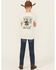 Image #3 - Wrangler 20X Boys' Barksdale Dark Wash Vintage Bootcut Stretch Denim Jeans, Dark Wash, hi-res