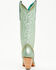 Image #5 - Corral Women's Metallic Tall Western Boots - Snip Toe, Green, hi-res