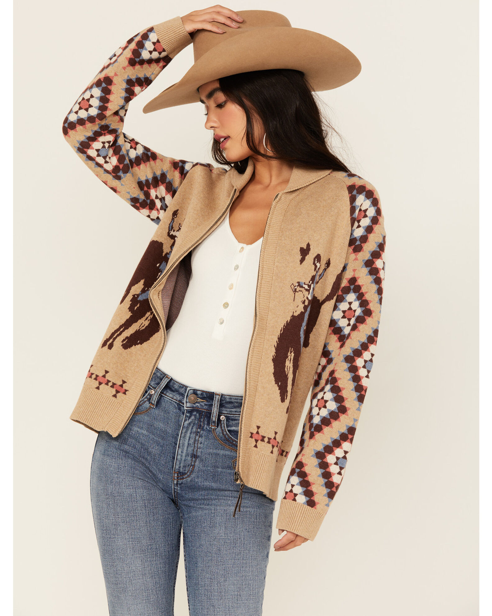 Tasha Polizzi Women s Rodeo Zip Cardigan Sheplers