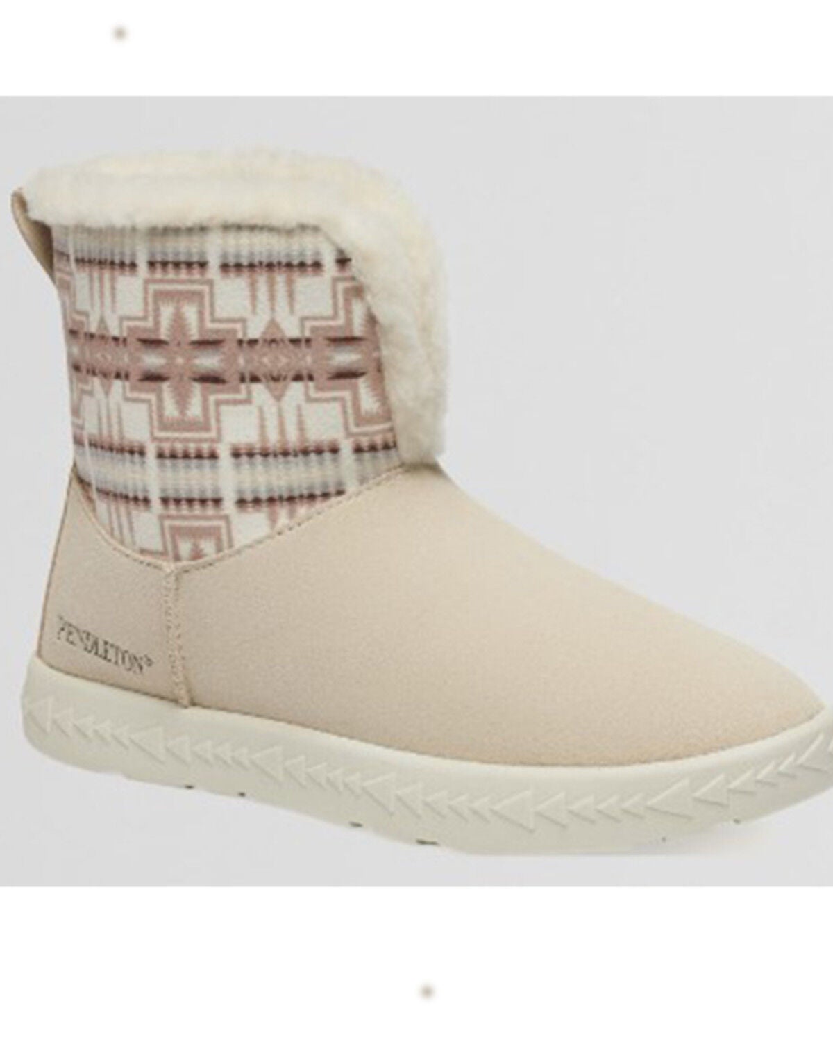Pendleton Women's Cabin Fold Down Slippers, Cream, hi-res