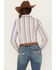 Image #4 - Wrangler Women's Striped Long Sleeve Snap Western Shirt, Multi, hi-res