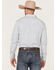 Moonshine Spirit Men's Temple Medallion Floral Print Long Sleeve Snap Western Shirt , White, hi-res