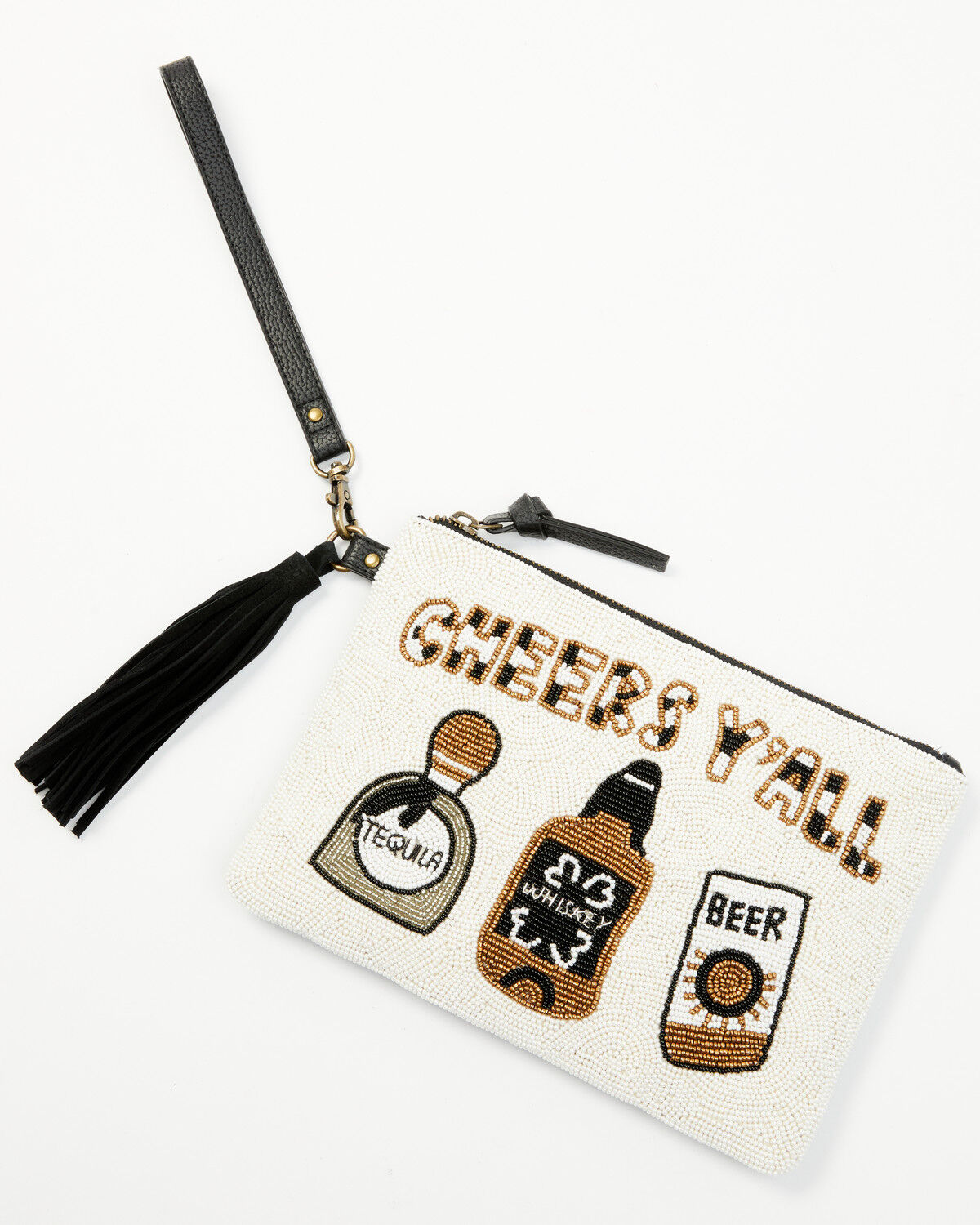 Image #1 - Shyanne Women's Beaded Cheers Y'all Clutch, Multi, hi-res