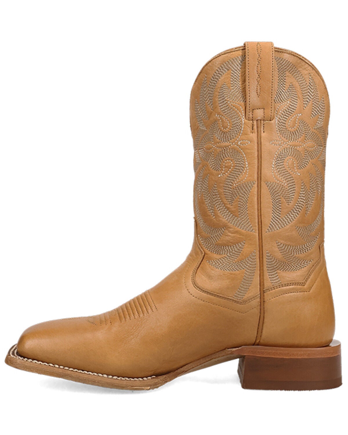 Image #3 - Dan Post Men's Sonara Western Boots - Broad Square Toe, Honey, hi-res