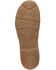Justin Men's Cowhide Leather Ostrich Vamp Casual Shoe - Moc Toe , Brown, hi-res